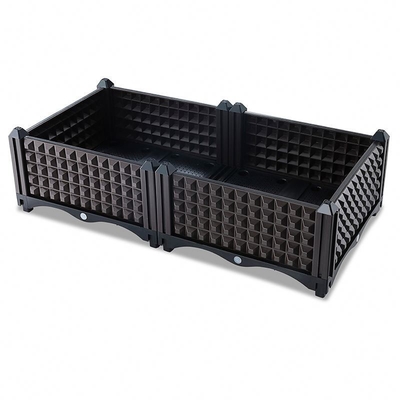 Main de haute qualité et de petit prix - rétro jardin extérieur de plantation tissé de boîte plantant le jardin en plastique de boîte plantant la boîte