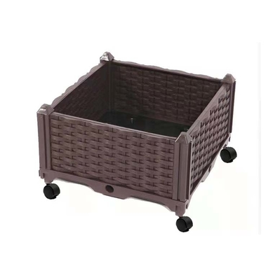 Grand pot de fleurs en plastique rectangulaire de boîte simple commode européenne de style plantant le jardinage plantant la boîte