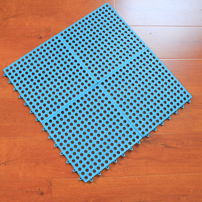 Tapis de épissure résistant à l'usure 30×30cm de Mat Bathroom Anti Skid Floor de plancher