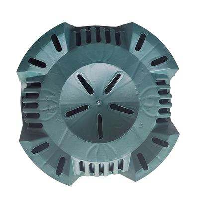 Pots en plastique en plastique de 1 de gallon vert antirouille de fleur de pots usine de pépinière 13cm haut