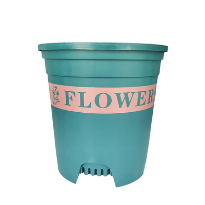 Pots de fleur en plastique épaissis de grand rond pour la résistance à la maison de Sun
