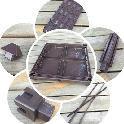 Lit augmenté en plastique antioxydant durable Kit For Outdoor Decoration de jardin