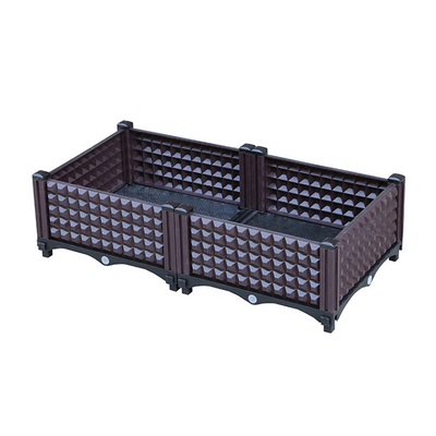 Boîte en plastique de planteur de jardin de longueur multifonctionnelle de 80cm pour la plantation de fraise