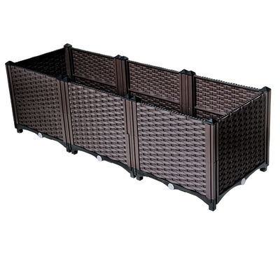 planteur en plastique de boîte de fleur de longueur de 120cm