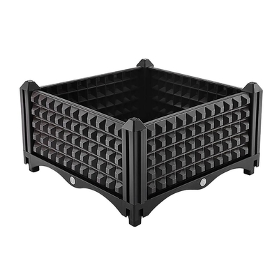 Boîte de arrosage de planteur d'individu drainable de jardin sur la résistance de gel de roues