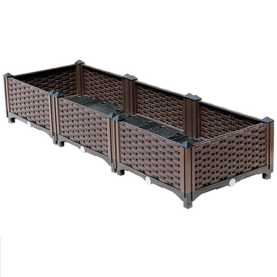 Anti corrosion de Sun de preuve de jardin de boîte en plastique extérieure moderne de planteur
