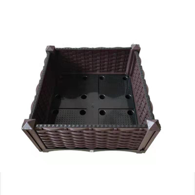 Anti corrosion de Sun de preuve de jardin de boîte en plastique extérieure moderne de planteur