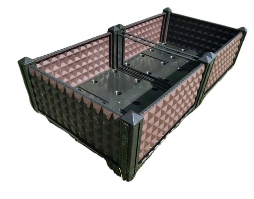 Planteurs en plastique de Veg de boîte de Logo Customized Plastic Flower Bed grands 37cm hauts