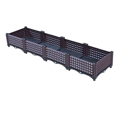 Balcon en gros de potager plantant la combinaison de plantation extérieure de jardin de toit de bassin de pot plantant la boîte