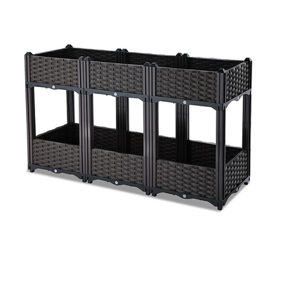Boîte debout en plastique multicouche 120*40*67cm de planteur pour le balcon