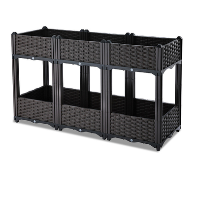 Boîte debout en plastique multicouche 120*40*67cm de planteur pour le balcon