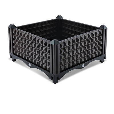 hauts lits augmentés en plastique drainables augmentés en plastique de planteur de jardin de 22cm pour des légumes