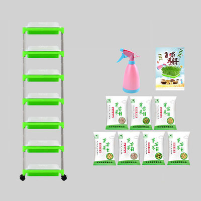 Jeune plante en plastique Tray Stand Recyclable Multicolor de germination réglable