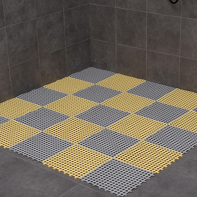 Tapis de épissure viable 30*30CM de Mat Anti Slip Toilet Floor de plancher