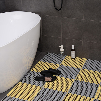 Tapis de épissure viable 30*30CM de Mat Anti Slip Toilet Floor de plancher