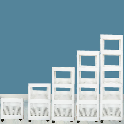 Organisateur de plastique flexible de roulement de plastique de support de chariot de stockage de longévité élevée