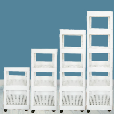 Organisateur de plastique flexible de roulement de plastique de support de chariot de stockage de longévité élevée