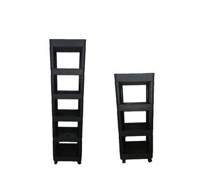 Organisateur de plastique flexible de roulement de plastique de support de chariot de stockage de longévité élevée