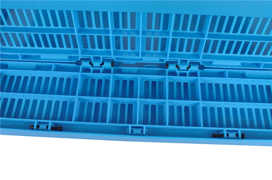 Panier se pliant en plastique aéré agricole/caisses en plastique pliantes étanches à l'humidité