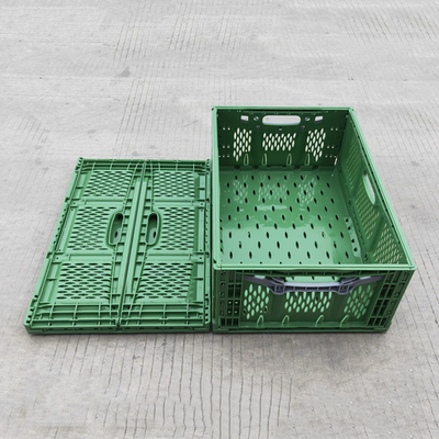 Transport végétal se pliant en plastique adapté aux besoins du client de nourriture de panier de supermarchés